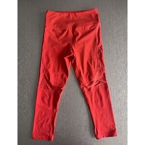 ALALA Vamp Cropped High Waisted Leggings Red Lava Size XS New Athletic Yoga
